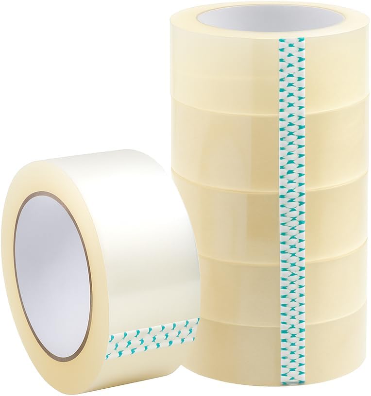 51hbLI8c59L._AC_SL1024_.jpg Logistics Packaging Sealing Tape—Clear Tape for Bulk Carton Sealing - Image 1