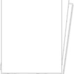 Matte Full-Sheet Printable Label Paper – Self-adhesive full-page stickers for logistics shipping and address labeling