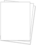 Matte Full-Sheet Printable Label Paper – Self-adhesive full-page stickers for logistics shipping and address labeling