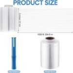 Mini Stretch Wrap Set – Narrow-width self-adhesive film for precision wrapping and securing small items - Image 2
