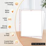 Matte Full-Sheet Printable Label Paper – Self-adhesive full-page stickers for logistics shipping and address labeling - Image 2