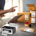 Thermal Logistics Labels – Fan-fold Continuous Labels with Perforations for Thermal Printers - Image 2