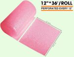 Small-Bubble Cushioning Wrap (2-Roll Pack) – Transparent Shock-Absorbing Film for Moving, Packing, and Storage Protection - Image 2