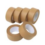 Brown Kraft Paper Sealing Tape (2 inches x 55 yards, 7 mil thickness, 6-roll pack)