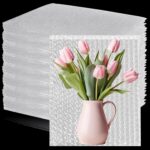 Large Double-Layer Bubble Pouch—Transparent bubble bag suitable for packaging porcelain, tableware, and small-to-medium items